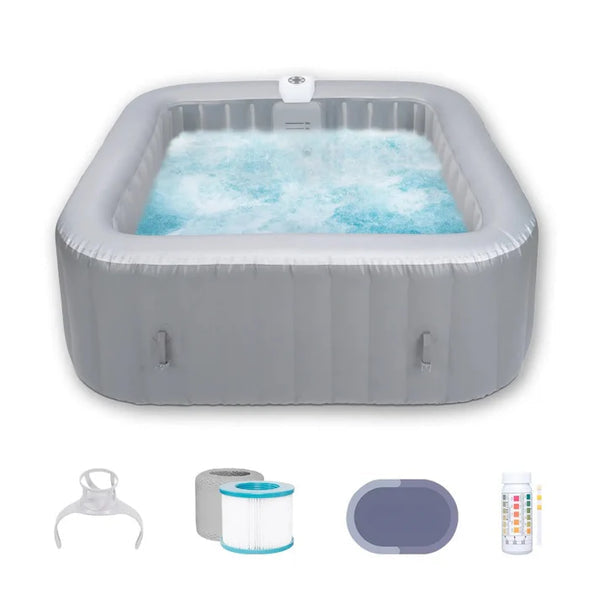 4–6 Person Inflatable Hot Tub | 130 Bubble Jets