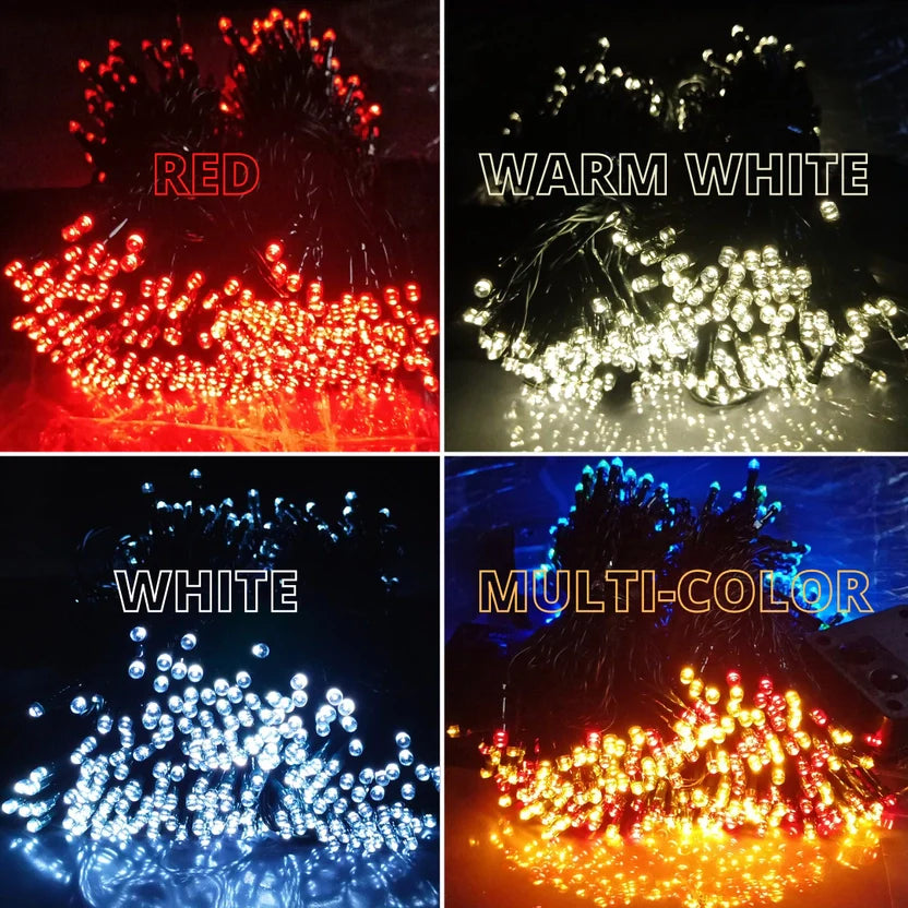 8 Patterns Solar Christmas Lights-🎄Perfect For Outdoor Tree Garden Decoration✨