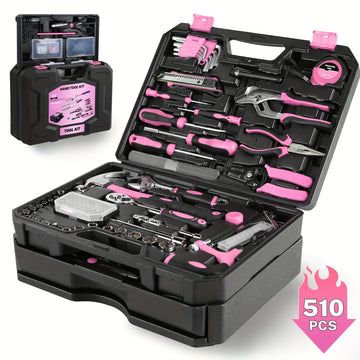 510-Pieces Black+Pink