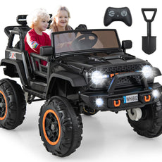 OLAKIDS 24V 2 Seater Kids Ride On Jeep Car, 2WD/4WD Switchable Electric Toy Vehicle with Remote Control